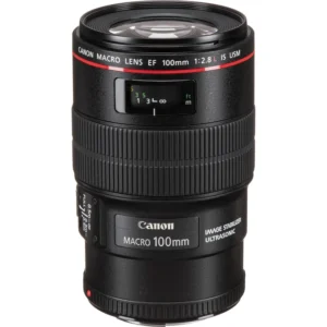 Объектив Canon EF 100mm f/2.8L Macro IS USM — отличный выбор для макрофотографии с системой стабилизации и высоким качеством оптики.