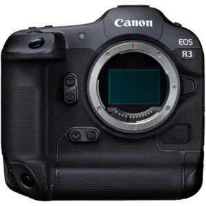 Фотоаппарат Canon EOS R3 Body, профессиональная камера с высокой скоростью съемки и автофокусировкой.