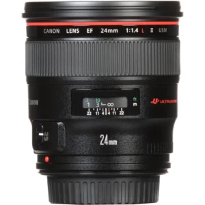 Объектив Canon EF 24mm f/1.4L II USM — идеальный выбор для профессиональных фотографов благодаря своей светосиле и отличным оптическим характеристикам.