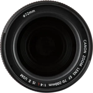 Фотоаппарат Canon EF 70-200mm f/4L IS II USM, удобный и отличный телеобъектив премиум-класса.