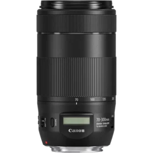 Объектив Canon EF 70-300mm f/4-5.6 IS II USM, универсальный телеобъектив для спортивной и дикой природы.