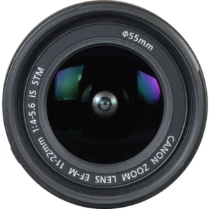 Объектив Canon EF-M 11-22mm f/4-5.6 IS STM, компактный зум-объектив для камер EOS с высоким качеством изображений.