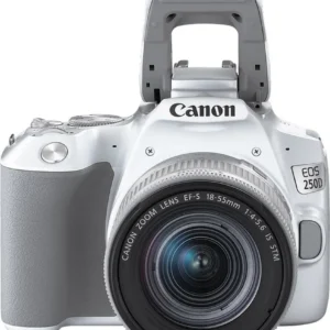 Фотоаппарат Canon EOS 250D Kit 18-55mm DC III, легкий и удобный, идеально подходит для начинающих фотографов.