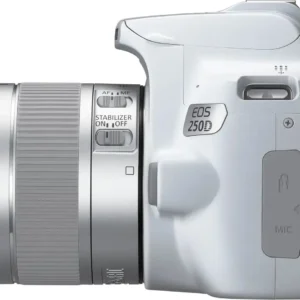 Фотоаппарат Canon EOS 250D Kit 18-55mm DC III, легкий и удобный, идеально подходит для начинающих фотографов.