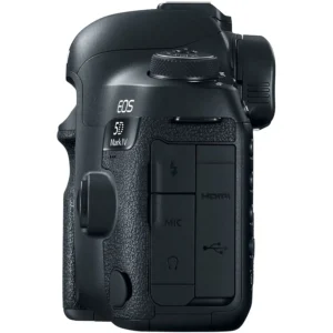 Фотоаппарат Canon EOS 5D Mark IV, мощная цифровая зеркальная камера с высоким разрешением и возможностью записи видео в формате 4K.