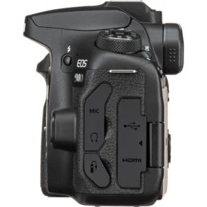 Фотоаппарат Canon EOS 90D, мощная цифровая зеркальная камера с разрешением 32.5 МП и возможностью записи видео в формате 4K.