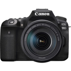 Фотоаппарат Canon EOS 90D, мощная цифровая зеркальная камера.