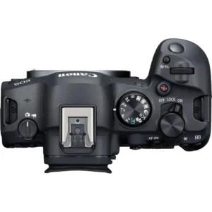 Фотоаппарат Canon EOS R6 Mark II, высококачественный и мощный, подходит для съемки фото и видео.