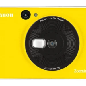 Портативная камера-принтер Canon Zoemini C CV123 Bumble Bee Yellow — компактный принтер для водостойких фотографий с возможностью подключения через Bluetooth.
