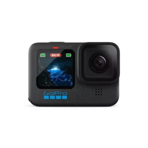 Экшн-камера GoPro HERO12 Black с аксессуарами: креплениями, плавающей рукояткой и аккумуляторами для создания высококачественных видео.