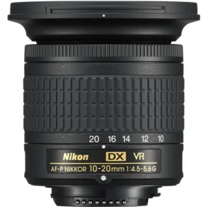 Объектив Nikon AF-P 10-20mm f/4.5-5.6G VR, компактный сверхширокоугольный объектив для цифровых зеркальных камер.