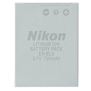 Аккумуляторная батарея Nikon EN-EL8 — качественный аккумулятор для фотоаппаратов Nikon с высокой производительностью.