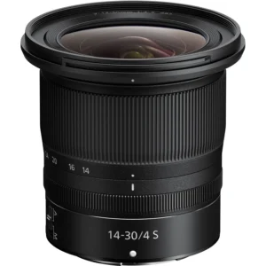 Объектив Nikon Z 14-30mm f/4 S, компактный полнокадровый сверхширокоугольный зум-объектив с постоянной светосилой f/4.