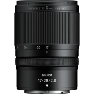 Объектив Nikon Z 17-28mm f/2.8, легкий широкоугольный зум с постоянной диафрагмой f/2.8.